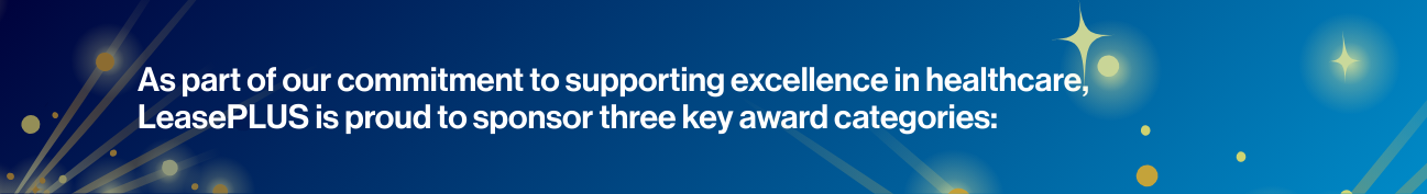 LeasePLUS NSW Health Awards Banner
